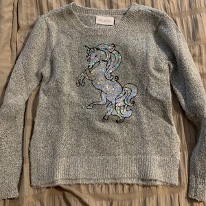 Children’s Place Sparkle Sequined Unicorn Sweater